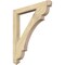 Ekena Millwork Olympic Arts & Crafts Rough Sawn Bracket, Douglas Fir, 4"W x 38"D x 44"H BKT04X38X44OLY03RDF - alternate 1